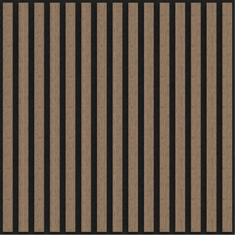Mexen Linea 15 akustický stenový panel 60 x 60 cm (4ks), plsť 9 mm, technická dyha, Svetlý Orech - S110-60607-15-047