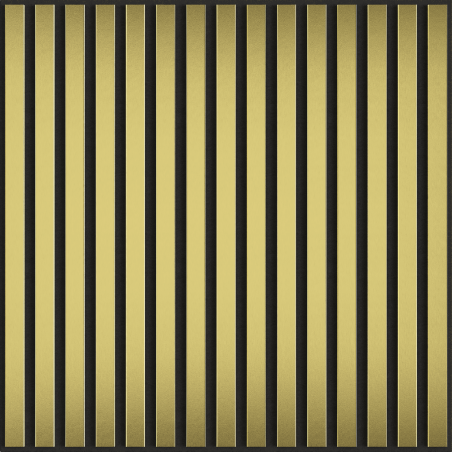 Mexen Linea 15 akustický nástenný panel 60 x 60 cm (4ks), plsť 9 mm, technická dýha, Zlatý - S110-60607-15-057