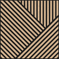 Mexen Linea 25 akustický nástenný panel 60 x 60 cm (4 ks), plsť 9 mm, technická dyha, Bielený Dub - S110-60607-25-040