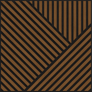 Mexen Linea 25 akustický nástenný panel 60 x 60 cm (4 ks), plsť 9 mm, technická dyha, Prírodný Dub - S110-60607-25-042