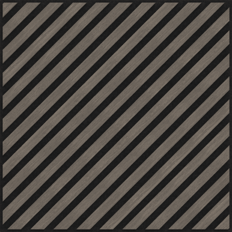 Mexen Linea 39 akustický stenový panel 60 x 60 cm (4 ks), plsť 9 mm, technická dyha, Sivý Dub - S110-60607-39-043