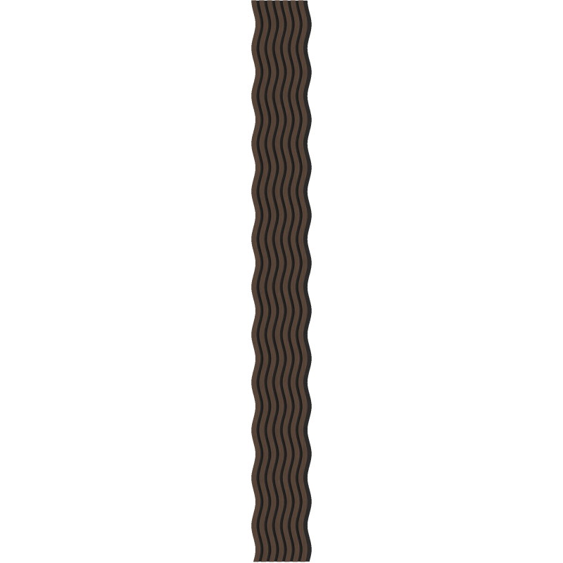 Mexen Lam-SF 01 akustické nástenné lamely 280 x 30 cm, plsť 9 mm, technická dyha, Dub Mocca - S106-280-01-045