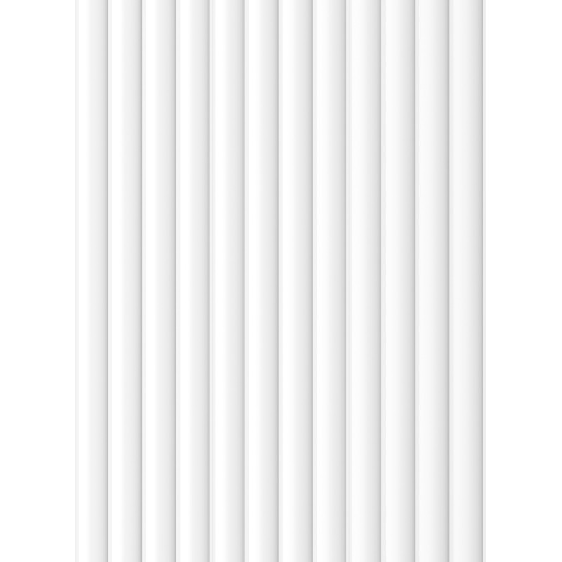 Mexen Strito 01 Strio 01 ryhované nástenné lamely 280 x 14,5 cm (2 ks), biele - S120-280-01-301