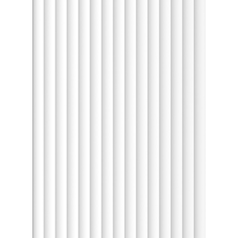 Mexen Strio 02 stenové lamely ryhované 280 x 14,5 cm (2ks), biela - S120-280-02-301