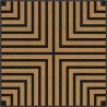Mexen Linea 02 akustický stenový panel 60 x 60 cm (4 ks), plsť 9 mm, technická dyha, Dub Classic - S110-60607-02-041