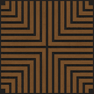 Mexen Linea 02 akustický nástenný panel 60 x 60 cm (4ks), plsť 9 mm, technická dyha, Prírodný dub - S110-60607-02-042