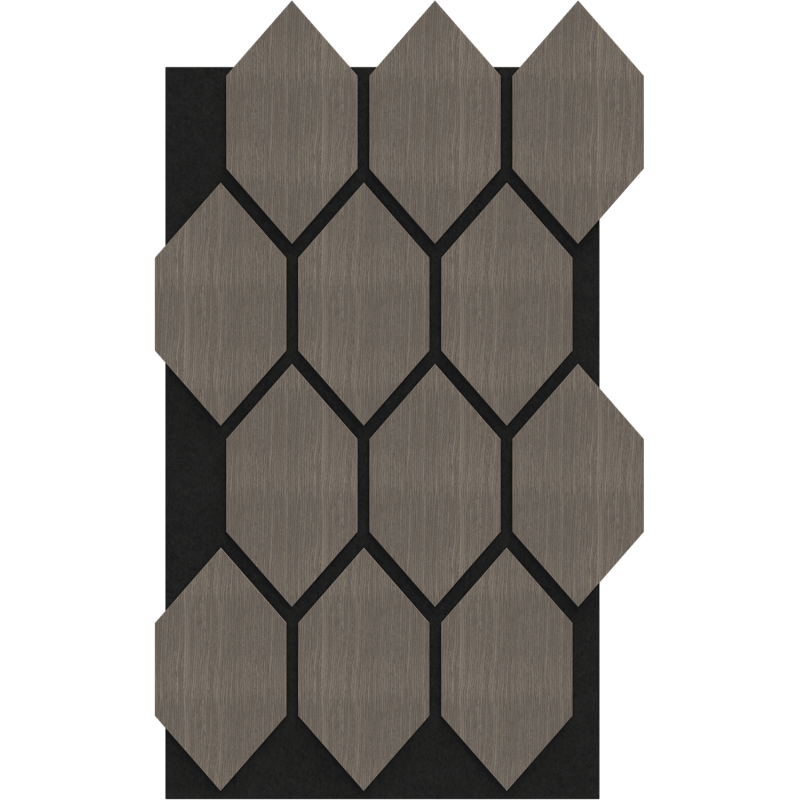 Mexen Lam-B stenové lamely 275 x 30 cm, HDF doska 4 mm, technická dyha, Pieskový Dub - S100-275307-3015-001