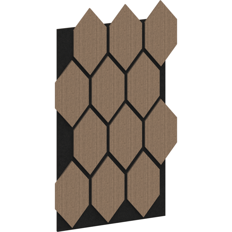 Mexen Lam-B stenové lamely 275 x 30 cm, HDF doska 4 mm, technická dyha, Pieskový Dub - S100-275307-3015-001