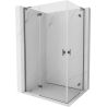 Mexen Mist-H L Duo sprchová kabína sklopná ľavá 110 x 80 cm, transparentná, gun metal - 8A5L-110L-080P-95-00