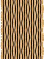 Mexen Lam-F stenové akustické lamely 275 x 30 cm, plsť 8 mm, technická dýha, Zlatý Dub - S105-275307-3015-003