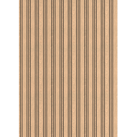 Mexen Lam-F Nano 01 akustické stenové lamely 280 x 32,4 cm, plsť 5 mm, technická dyha, Bielený Dub - S108-280-01-040