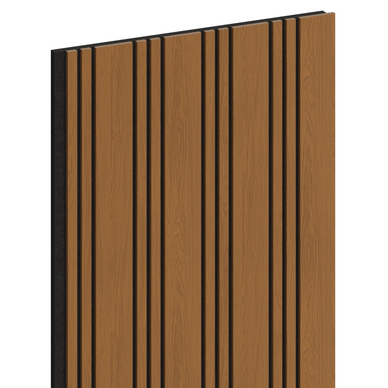 Mexen Lam-F Nano 01 akustické stenové lamely 280 x 32,4 cm, plsť 5 mm, technická dyha, Dub Prírodný - S108-280-01-042