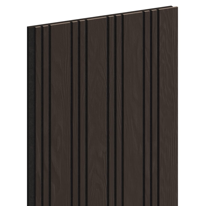 Mexen Lam-F Nano 01 akustické stenové lamely 280 x 32,4 cm, plsť 5 mm, technická dyha, Čierny Dub - S108-280-01-046