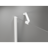 Mexen Mist-H sprchové dvere pravé 150 cm, priehľadné, biele - 8A5-150-001-20-00-P