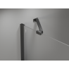 Mexen Mist-H sprchové dvere ľavé 125 cm, transparentné, gun gray brúsené - 8A5-125-001-66-00-L