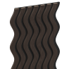 Mexen Lam-SF 02 akustické nástenné lamely 280 x 30 cm, plsť 9 mm, technická dyha, Čierny dub - S106-280-02-046
