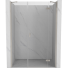 Mexen Mist-H sprchové dvere pravé 125 cm, číre, brúsený nikel - 8A5-125-001-97-00-P