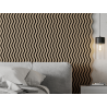Mexen Lam-SF 02 akustické stenové lamely 280 x 30 cm, plsť 9 mm, technická dyha, Svetlý Orech - S106-280-02-047