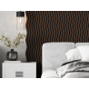 Mexen Lam-SF 01 akustické nástenné lamely 280 x 30 cm, plsť 9 mm, technická dyha, Dub Mocca - S106-280-01-045