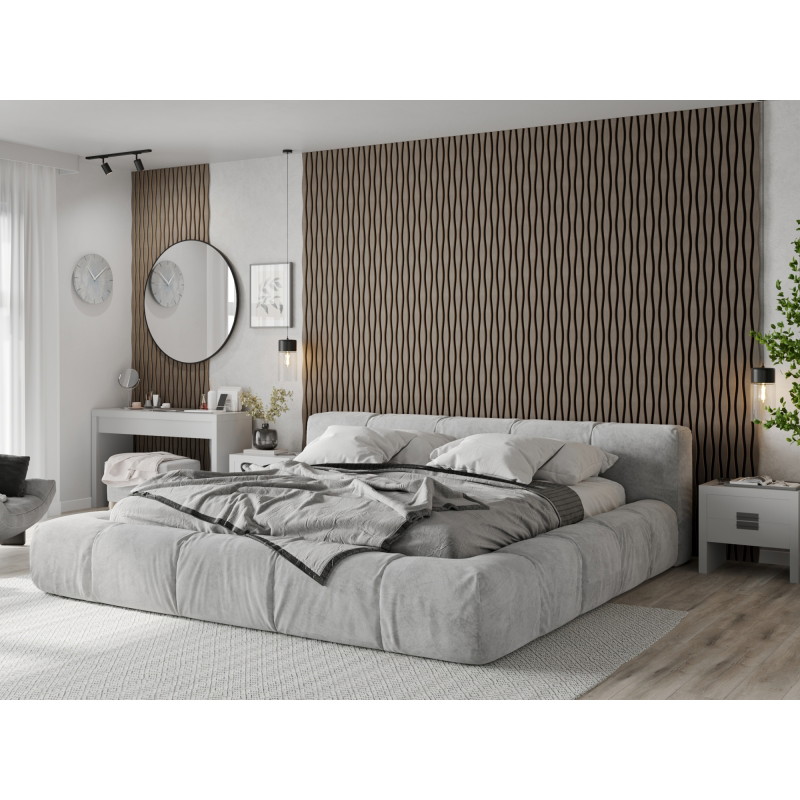 Mexen Lam-SF 01 Lam-SF 26 akustické stenové lamely 280 x 30 cm, plsť 9 mm, technická dyha, Sivý Dub - S106-280-26-043