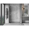 Mexen Mist-H L ľavé sprchové dvere 120 cm, transparentné, brúsený nikel - 8A5L-120-001-97-00-L