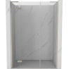 Mexen Mist-H L otočné sprchové dvere ľavé 150 cm, transparentné, brúsený nikel - 8A5L-150-001-97-00-L