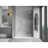 Mexen Mist-H L sprchové dvere otočné pravé 120 cm, transparentné, brúsený nikel - 8A5L-120-001-97-00-P