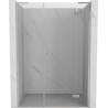 Mexen Mist-H L sprchové dvere otočné pravé 140 cm, transparentné, brúsený nikel - 8A5L-140-001-97-00-P