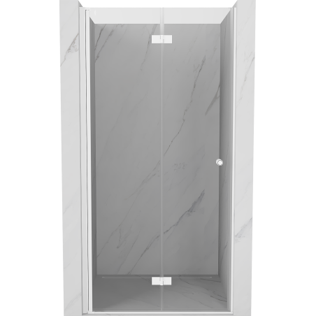 Mexen Mist-F skladacie sprchové dvere ľavé 95 cm, transparentné, biele - 8A6-095-000-20-00-L