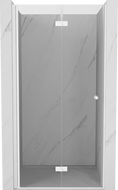 Mexen Mist-F skladacie sprchové dvere ľavé 110 cm, transparentné, biele - 8A6-110-000-20-00-L