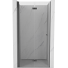 Mexen Mist-F skladacie sprchové dvere ľavé 75 cm, transparentné, brúsená gun gray - 8A6-075-000-66-00-L