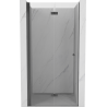 Mexen Mist-F ľavé skladacie sprchové dvere 120 cm, transparentné, gun gray brúsené - 8A6-120-000-66-00-L