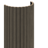Mexen Ovalo 01 ryhované elastické stenné lamely 280 x 36 cm, technická dyha, Mocca Dub - S130-280-01-045