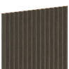 Mexen Ovalo 01 ryhované elastické stenné lamely 280 x 36 cm, technická dyha, Mocca Dub - S130-280-01-045