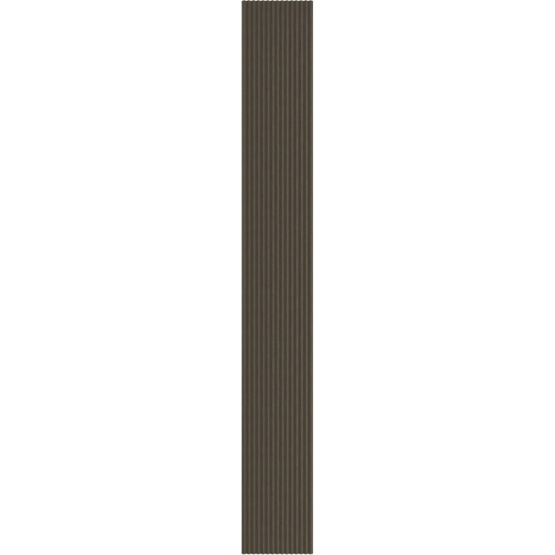 Mexen Ovalo 01 ryhované elastické stenné lamely 280 x 36 cm, technická dyha, Mocca Dub - S130-280-01-045