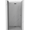 Mexen Mist-F skladacie sprchové dvere ľavé 70 cm, priehľadné, gun metal - 8A6-070-000-95-00-L
