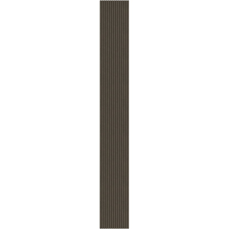 Mexen Ovalo 02 stenové lamely s ryhovaním pružné 280 x 36 cm, technická dyha, Dub Mocca - S130-280-02-045