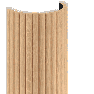 Mexen Lam-B stenové lamely 275 x 30 cm, HDF doska 4 mm, technická dyha, Pieskový Dub - S100-275307-3015-001