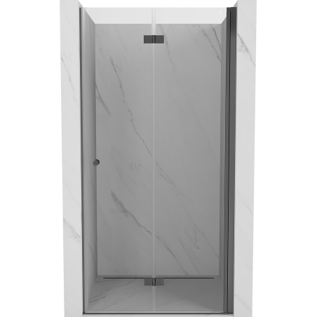 Mexen Mist-F sprchové dvere skladacie pravé 80 cm, transparentné, gun metal - 8A6-080-000-95-00-P