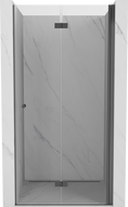 Mexen Mist-F skladacie sprchové dvere pravé 95 cm, transparentné, gun metal - 8A6-095-000-95-00-P