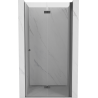 Mexen Mist-F skladacie sprchové dvere pravé 120 cm, transparentné, gun metal - 8A6-120-000-95-00-P