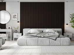 Mexen Lam-F Slim 01 akustické stenové lamely 280 x 36,5 cm, plsť 9 mm, technická dyha, Čierny Dub - S107-280-01-046