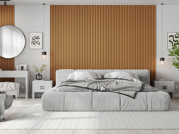 Mexen Lam-F Nano 01 akustické stenové lamely 280 x 32,4 cm, plsť 5 mm, technická dyha, Dub Prírodný - S108-280-01-042