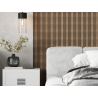 Mexen Lam-F Nano 01 akustické stenové lamely 280 x 32,4 cm, plsť 5 mm, technická dyha, Tmavý Orech - S108-280-01-044