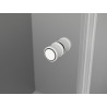 Mexen Mist-F skladacia sprchová kabína pravá 95 x 75 cm, priehľadná, biela - 8A6T-095-075-20-00-P