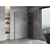 Mexen Mist-F sprchový kút skladací pravý 100 x 75 cm, transparentný, gun gray brúsený - 8A6T-100-075-66-00-P