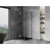 Mexen Mist-F skladacia sprchová kabína ľavá 70 x 70 cm, transparentná, gun metal - 8A6T-070-070-95-00-L