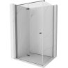 Mexen Mist-F skladacia sprchová kabína ľavá 100 x 110 cm, transparentná, gun metal - 8A6T-100-110-95-00-L