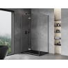 Mexen Mist-F skladacia sprchová kabína ľavá 105 x 120 cm, priehľadná, gun metal - 8A6T-105-120-95-00-L