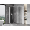 Mexen Mist-F Duo skladacia sprchová kabína ľavá 100 x 90 cm, priehľadná, biela - 8A6-100L-090P-20-00